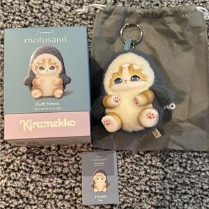 Mofusand Plush Keychain Kiramekko Fluffy Kittens